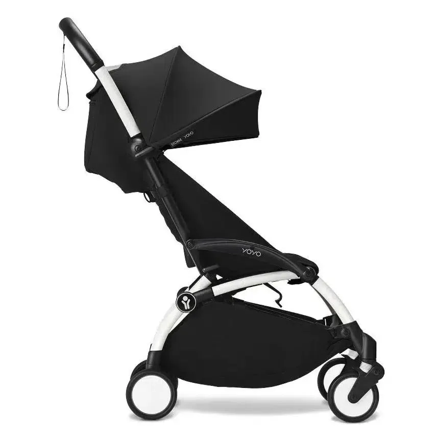 Stokke - YOYO 3 Stroller 6  - White Frame   Black