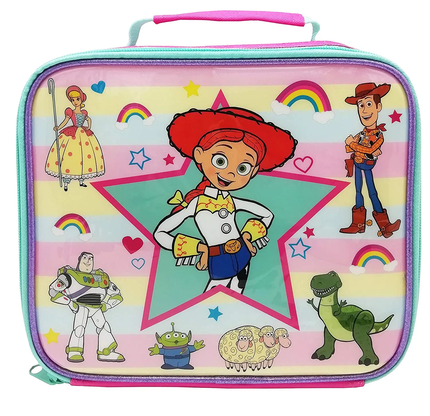 Toy Story Jessie Characters Children's/Girls School Food Container Lunch Box Bag