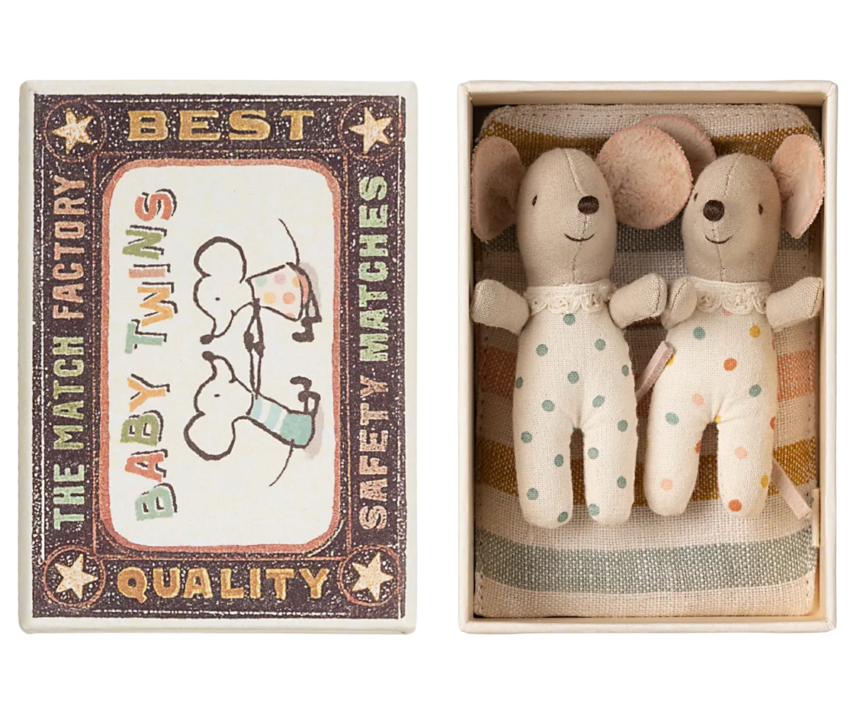 Twins, Baby mice in matchbox