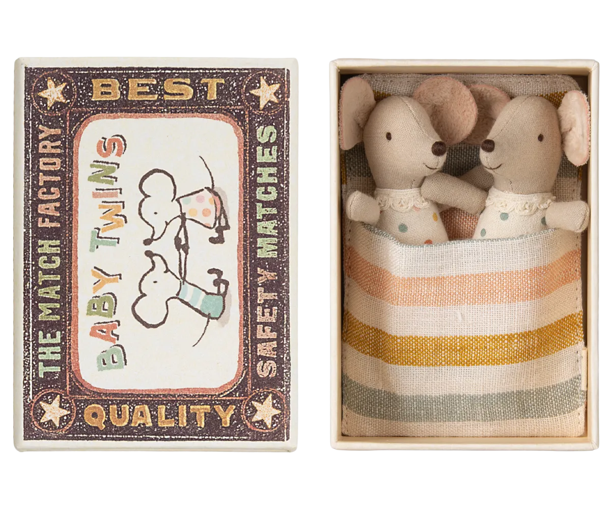 Twins, Baby mice in matchbox