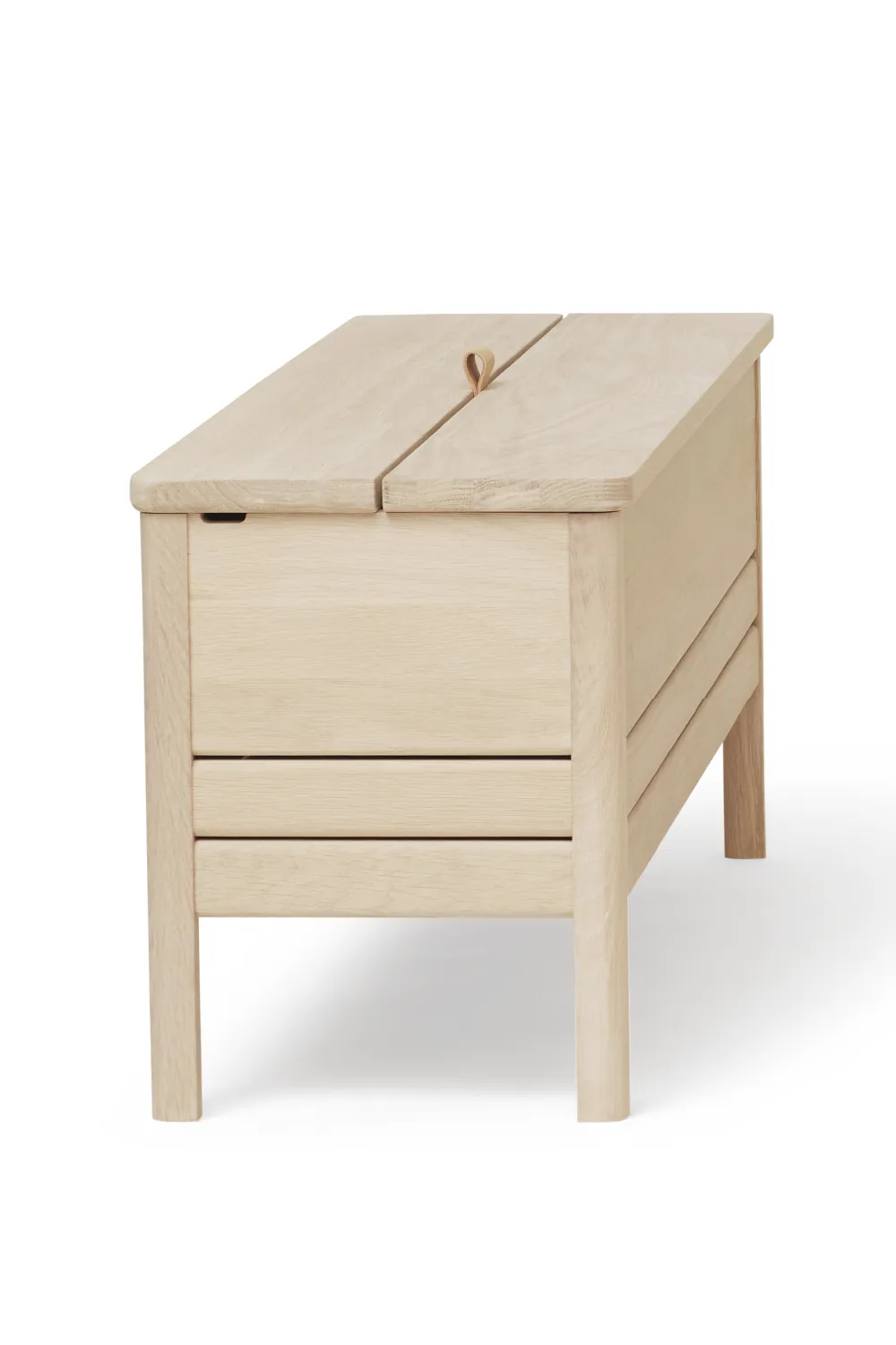 White Oak Storage Bench L | Form & Refine A Line