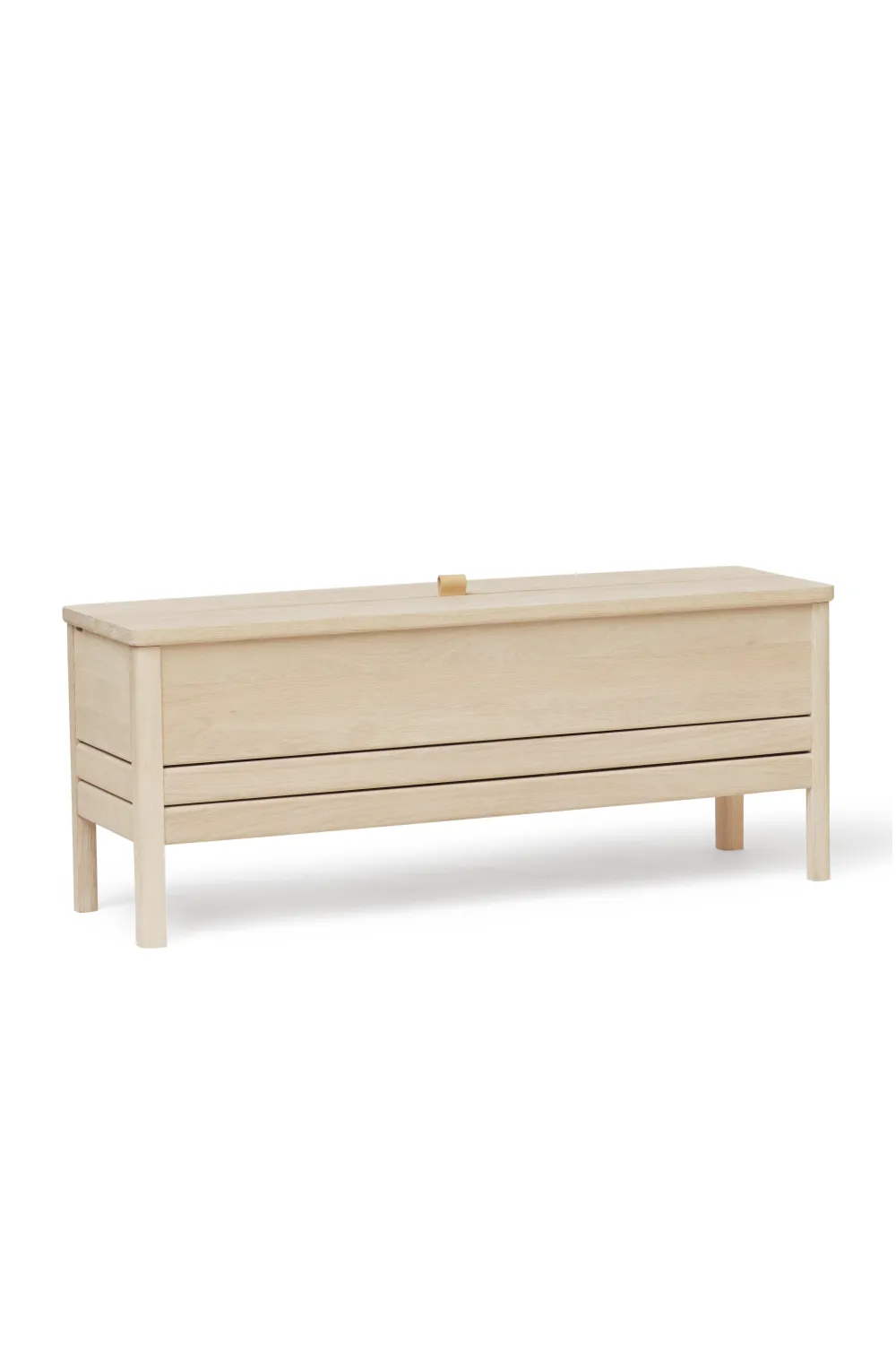 White Oak Storage Bench L | Form & Refine A Line