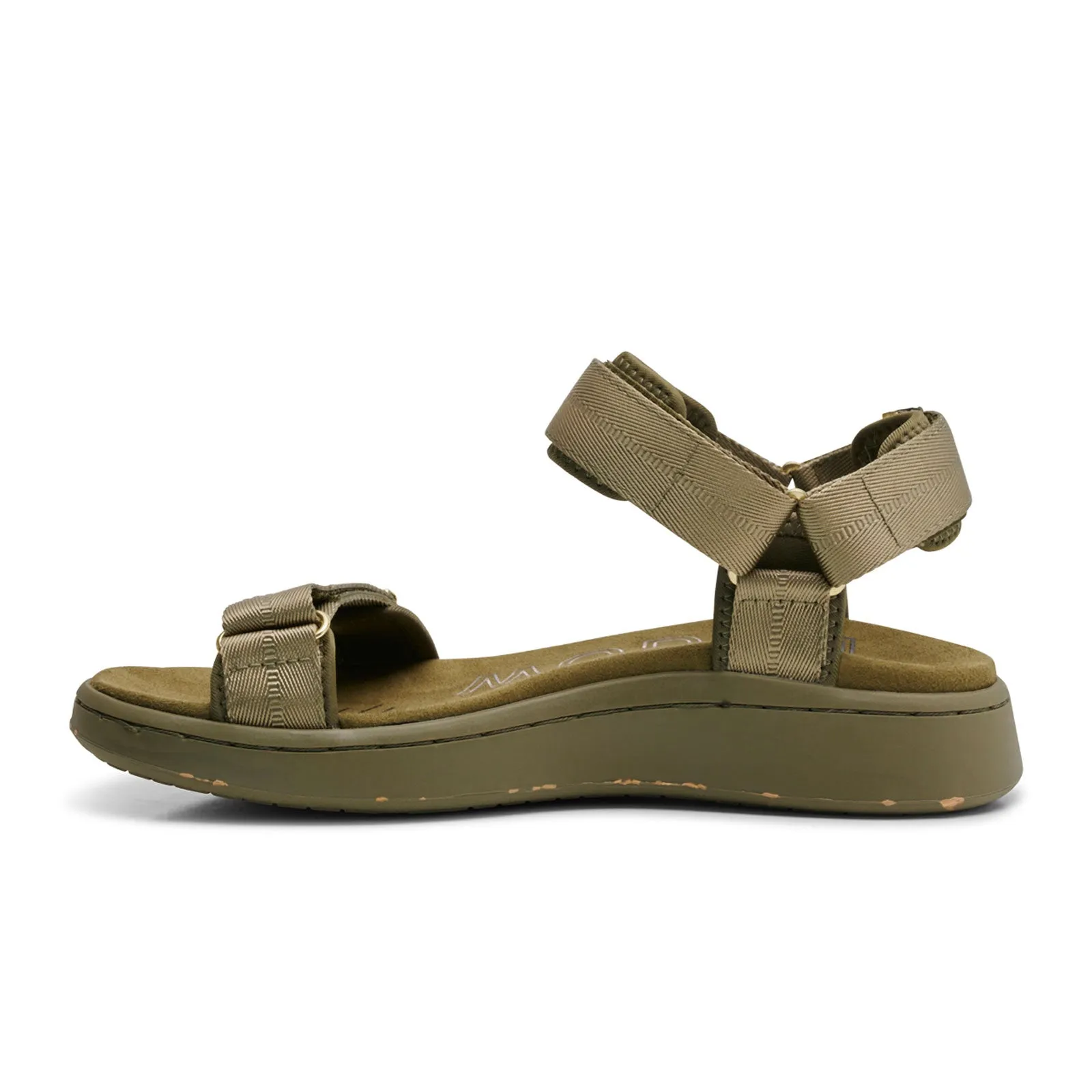 Woden Line Active Sandal (Women) - Dark Olive